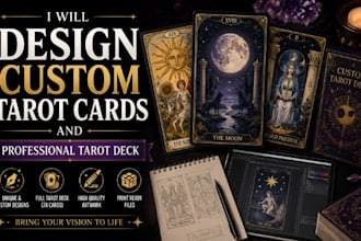 design custom tarot cards and professional tarot deck