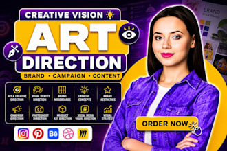 provide professional art direction and creative direction for your brand