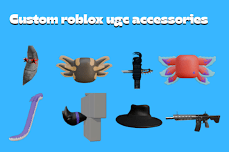 create custom roblox ugc accessories, wearables, hair, costumes