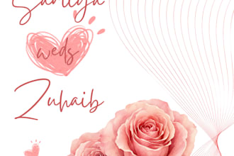 design elegant birthday and wedding invitation card