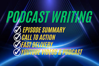 create powerful podcast scripts fast