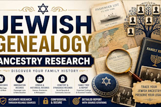 research your jewish genealogy and family history
