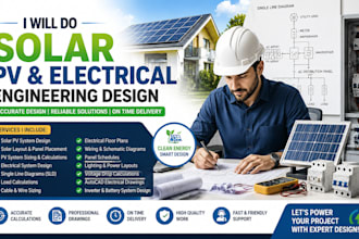do solar pv and electrical engineering design