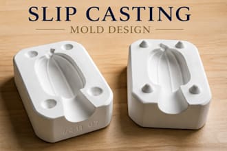 design slip casting casting mold that cast cleanly and perfectly for ceramics