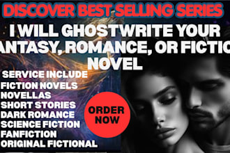 ghostwrite your fantasy, romance, or fiction novel
