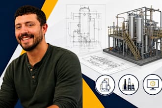 chemical plants, process equipment drawing, plant equipment cad autocad plant 3d