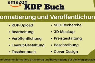 formatierung satz und veroffentlichung von buchern kindle taschenbuch