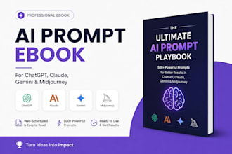 create ai prompt ebook for chatgpt claude gemini midjourney