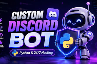 program and host a custom python discord bot