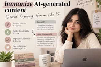 humanize ai generated content professionally