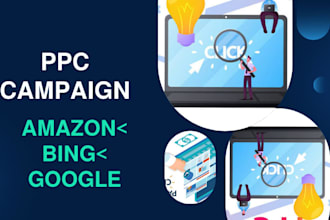 manage and optimize amazon ppc campaign, set up google ads as a ppc manager