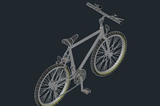 create 3d cad design for ebike, luxury bicycles with prototype, design for dfm