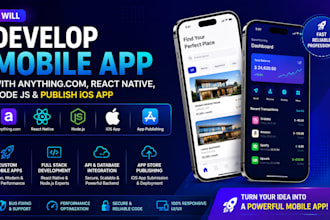 develop mobile app with anythingcom app publishing ios app react nature node js