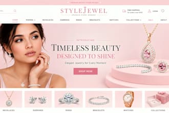jewelry shopify store jewelry website jewelry store fashion dropshipping store