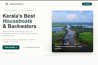 build a tourism hotel resort and booking website