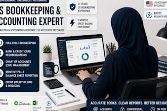 do quickbooks bookkeeping and monthly financial reports