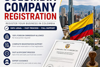 colombia company registration SAS formation virtual office vat llc business reg