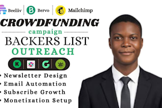raise kickstarter, indiegogo and gofundme to donor backer ready to help