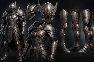 create 3d cosplay, 3d cosplay armor, 3d cosplay model