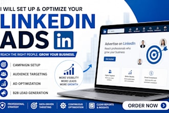 set up and optimize your linkedin ads campaign