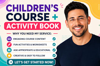 ghostwrite children course curriculum and printable kids activity book content