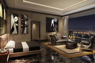 3d modern luxury home, interior apartment, cgi room,bespoke design,layout render