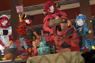 create cinematic sfm animation, posters, renders, gmod maps, character animation