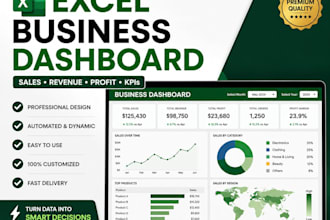 a professional excel dashboard for your business