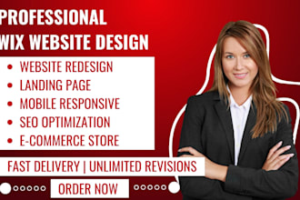 wix website design wix website redesign wix landing page