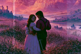 make romantic magical cover design for fiction books