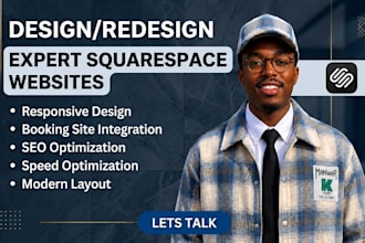 update squarespace website, be squaresapce expert, design, redesign squarespace