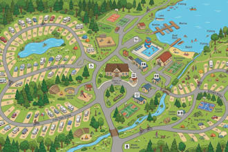 create a custom illustrated map for your location