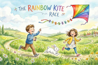 draw water color book illustration
