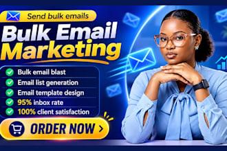 send bulk email blast, mass email campaign and newsletter marketing