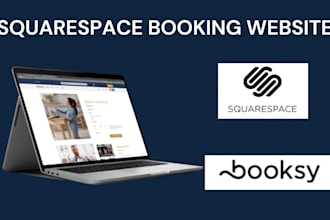 integrate booksy acuity scheduling booktok with squarespace website deisgn