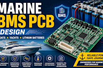 design marine battery management system bms pcb for boats and yachts