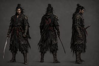 3d character modeling and pro rigging for printing or games