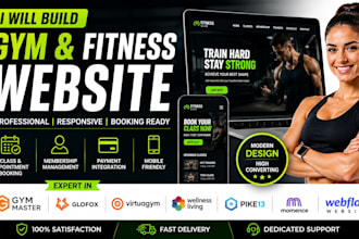 build gymmaster glofox virtuagym wellnessliving pike13 momence webflow website