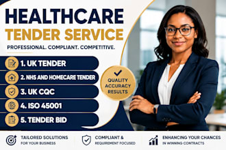 do winning uk cqc, nhs, homecare tender bids, iso 45001
