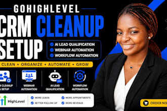 ghl CRM setup ghl webinar and ai lead qualification