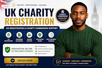 register your UK charity cio with the charity commission