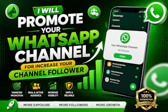 promote your whatsapp channel for increase your channel follower