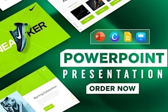 design professional medical powerpoint presentation, pitch deck and google slide
