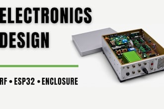 do pcb design, rf, esp32, raspberry pi, altium schematic, dfm and 3d enclosure