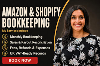 manage amazon shopify bookkeeping for accurate uk vat ready records