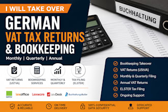take over german vat tax returns and bookkeeping via elster