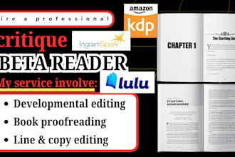 review critique beta read developmental edit romance historical fiction memoir