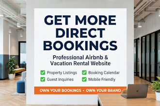 build a professional airbnb clone or vacation rental website