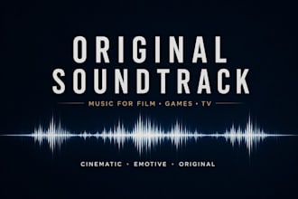 compose an original cinematic soundtrack for your film, game or video