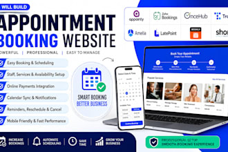 build appointy zoho oncehub trafft amelia latepoint bookly shore booking website